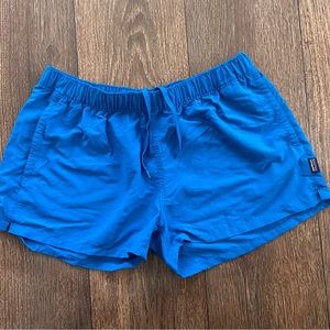 Patagonia barely baggies 2.5” nylon electric blue hiking outdoor shorts Large